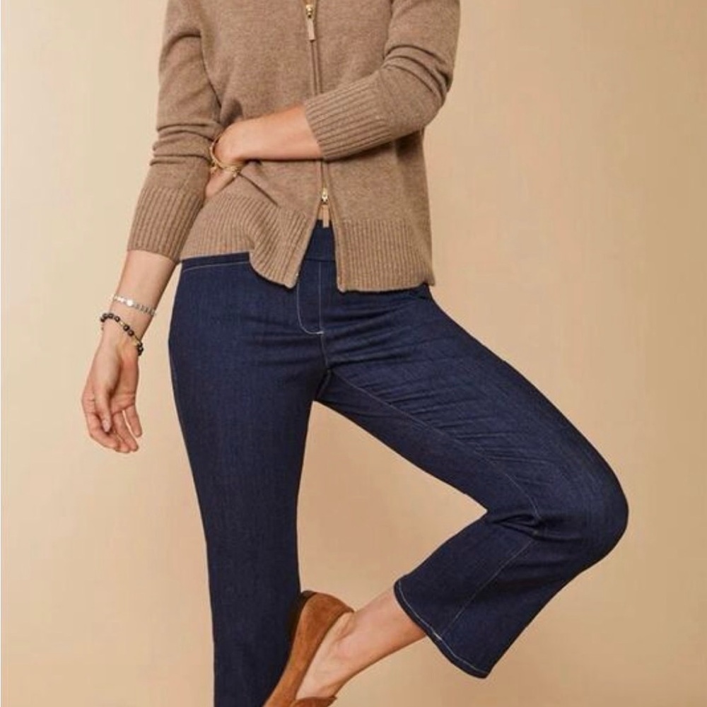 Spartina Maren Kick Flare Jean-Dark Denim Rinse Wash-xl